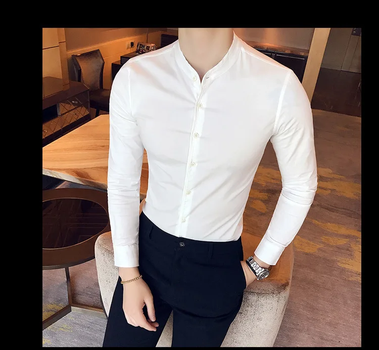 Camisa ajustada para hombre, Camisas de manga larga informales de | Ropa de hombre · Omeda.es - Imagen 9