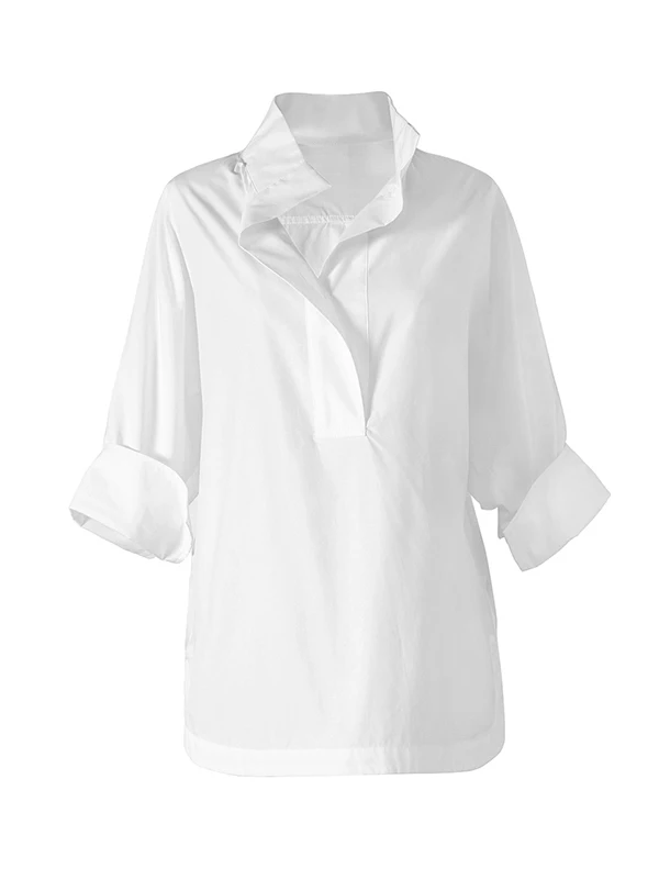 Camisa de algodón para mujer, Tops, otoño 20220, nueva camiseta | Ropa de mujer · Omeda.es - Imagen 6