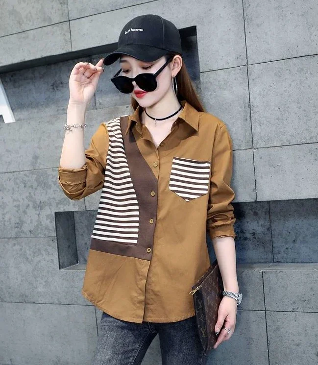 Camisa y blusa para mujer, Tops sencillos Retro para ir al trabajo, | Ropa de mujer · Omeda.es - Imagen 14