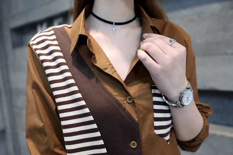 Camisa y blusa para mujer, Tops sencillos Retro para ir al trabajo, | Ropa de mujer · Omeda.es - Imagen 19