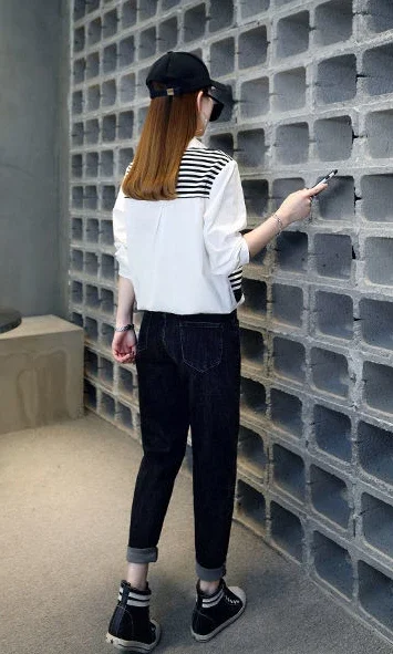 Camisa y blusa para mujer, Tops sencillos Retro para ir al trabajo, | Ropa de mujer · Omeda.es - Imagen 7