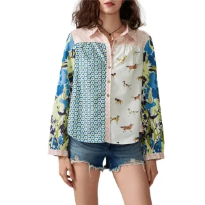 Camisa con botones para mujer, moda informal, leopardo, leones y | Ropa de hombre · Omeda.es