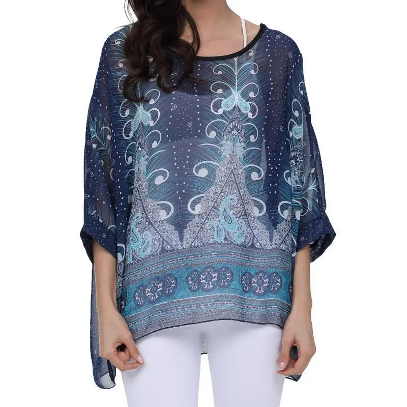 Camisa de gasa, blusa para mujer, novedad de verano, camisas holgadas | Ropa de mujer · Omeda.es - Imagen 25