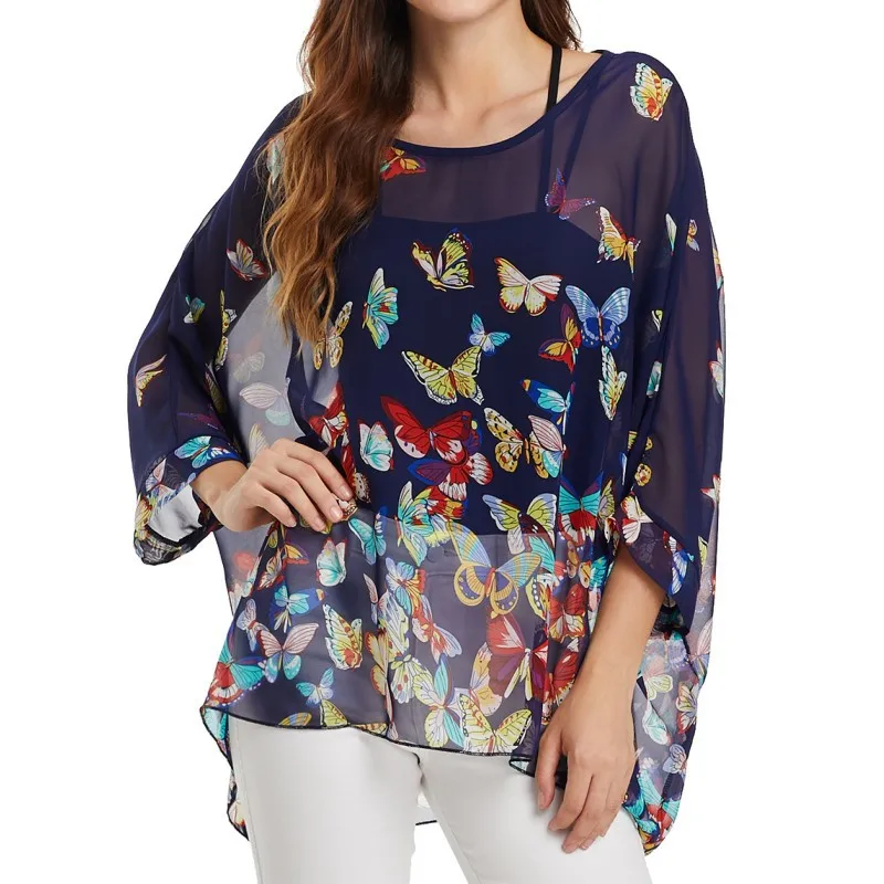 Camisa de gasa, blusa para mujer, novedad de verano, camisas holgadas | Ropa de mujer · Omeda.es - Imagen 28