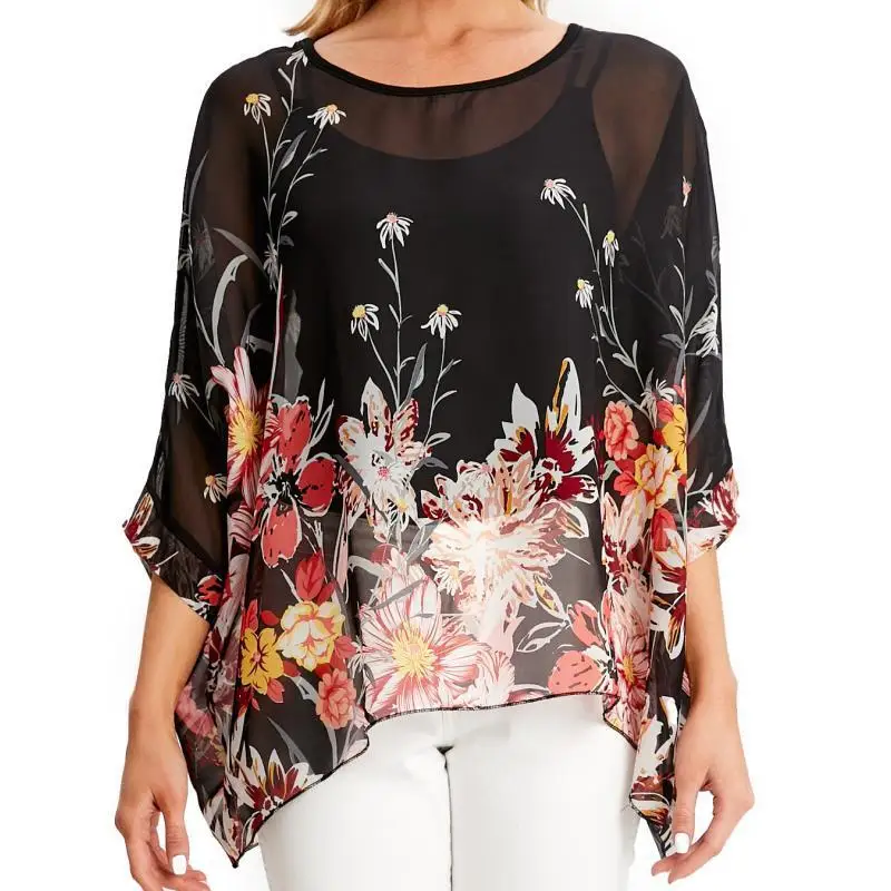 Camisa de gasa, blusa para mujer, novedad de verano, camisas holgadas | Ropa de mujer · Omeda.es - Imagen 8