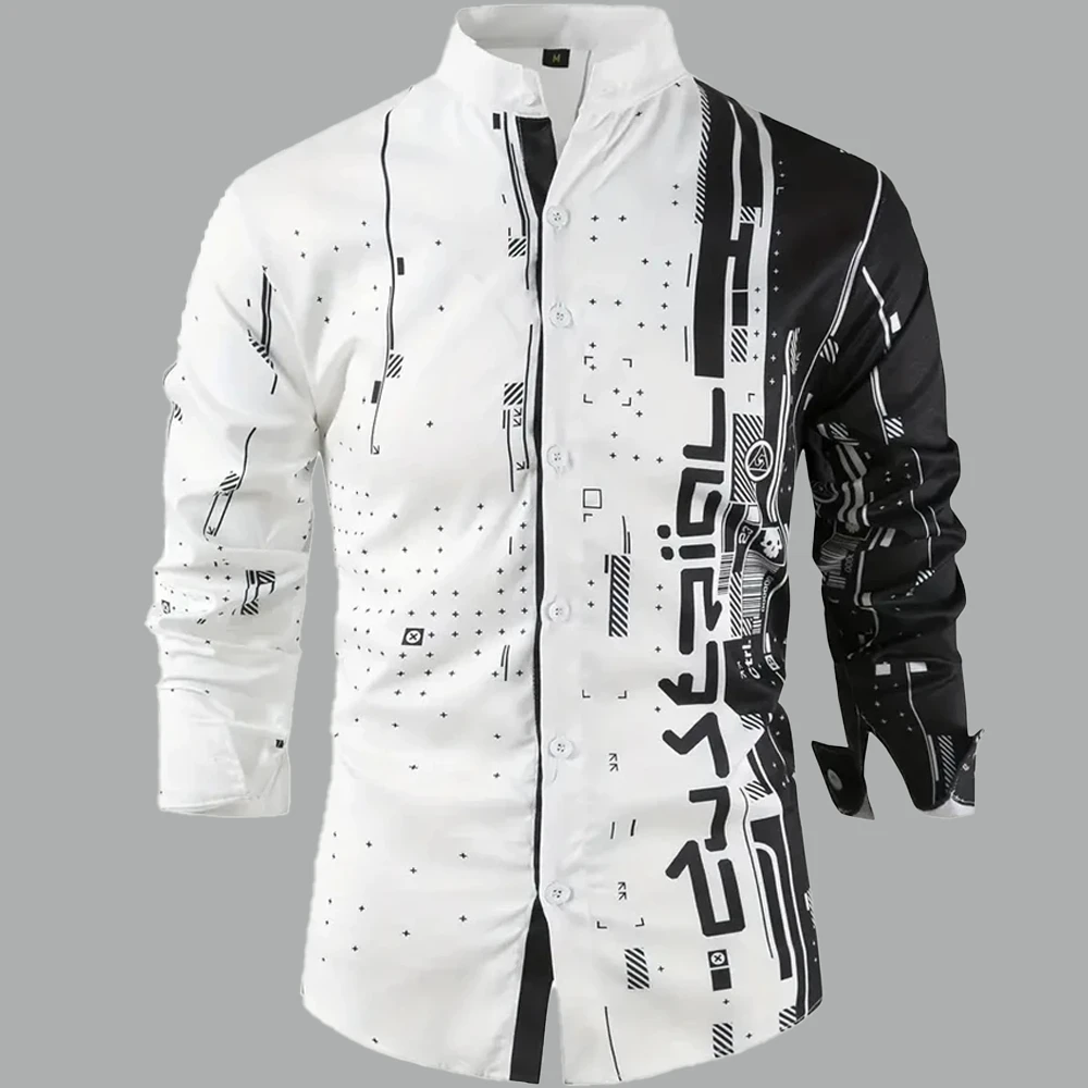 Camisa de manga larga para hombre, camisa informal, ropa de hombre de | Ropa de hombre · Omeda.es