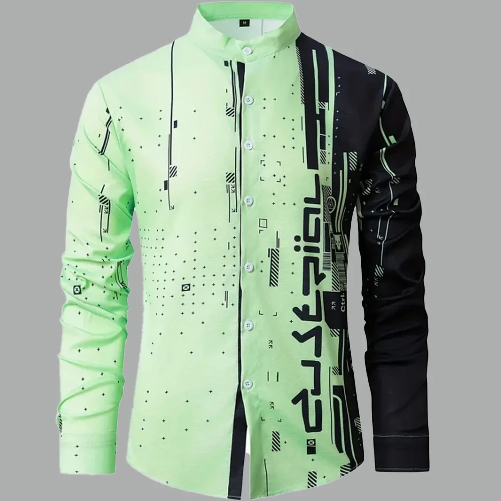 Camisa de manga larga para hombre, camisa informal, ropa de hombre de | Ropa de hombre · Omeda.es - Imagen 10