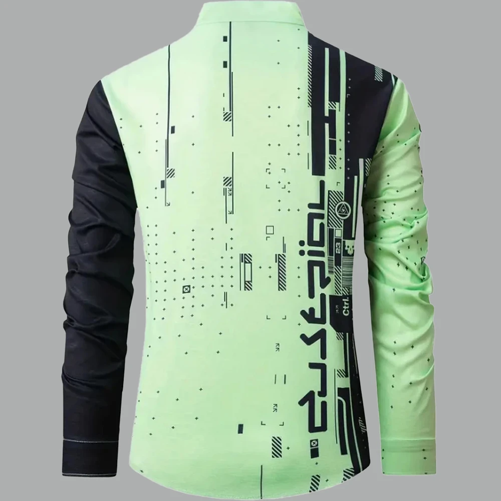 Camisa de manga larga para hombre, camisa informal, ropa de hombre de | Ropa de hombre · Omeda.es - Imagen 11