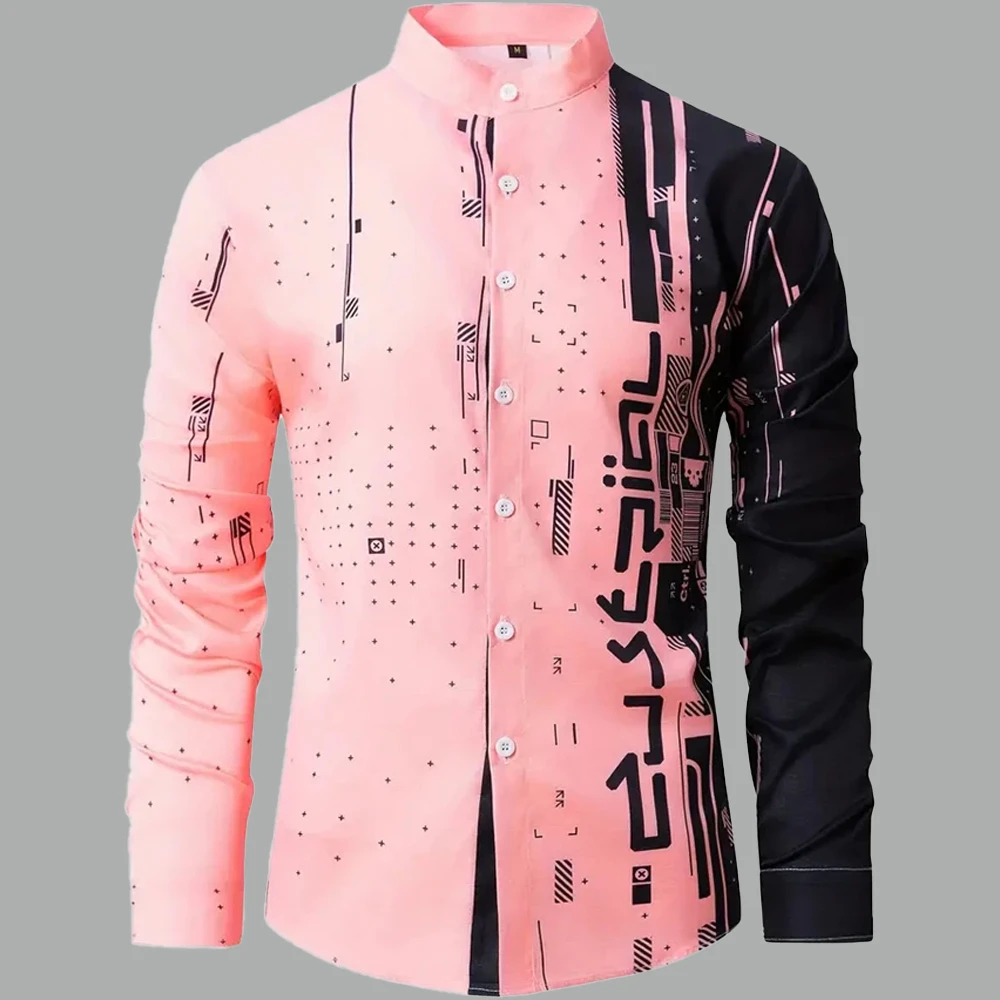 Camisa de manga larga para hombre, camisa informal, ropa de hombre de | Ropa de hombre · Omeda.es - Imagen 4