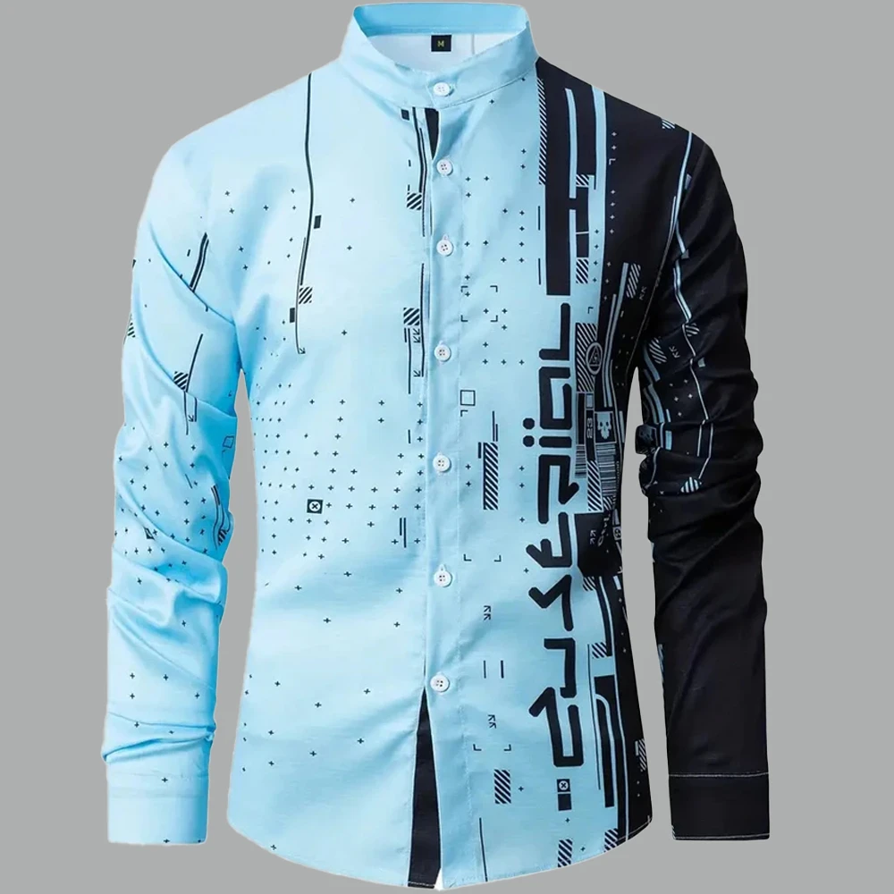 Camisa de manga larga para hombre, camisa informal, ropa de hombre de | Ropa de hombre · Omeda.es - Imagen 6