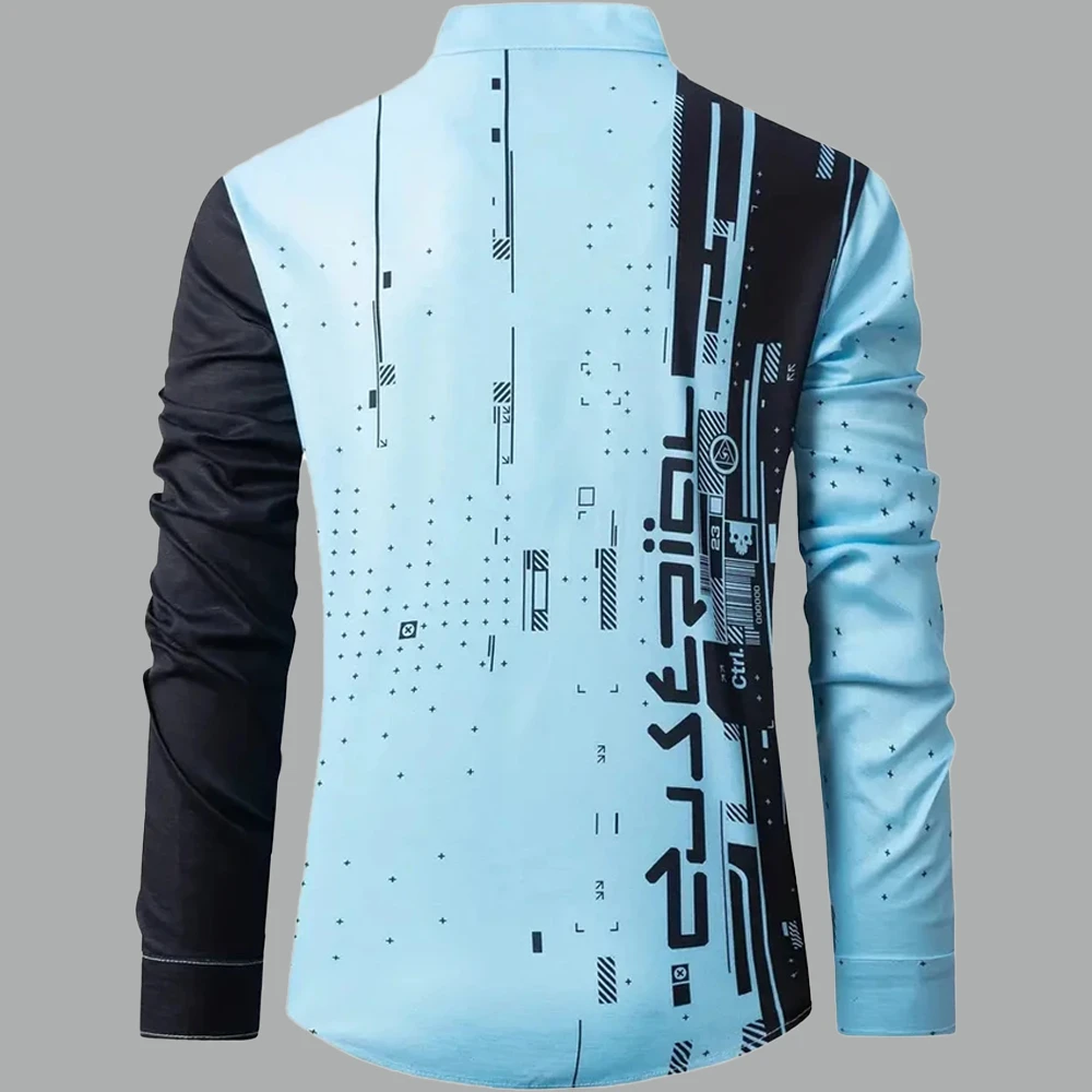 Camisa de manga larga para hombre, camisa informal, ropa de hombre de | Ropa de hombre · Omeda.es - Imagen 7