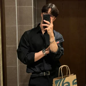 Camisa de manga larga para hombre estilo casual para primavera y otoño | Ropa de hombre · Omeda.es