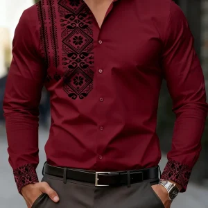 Camisa de manga larga para hombre, ropa informal de negocios a la | Ropa de hombre · Omeda.es