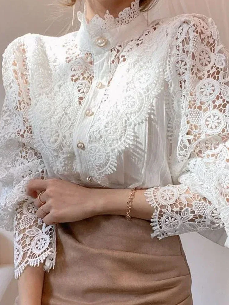 Camisa Mujer Blusas Mujer De Moda Oficina señora flor blusa primavera | Ropa de mujer · Omeda.es - Imagen 7