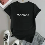 Camiseta 100% de algodón para mujer, cuello redondo, estampado | Ropa de mujer · Omeda.es