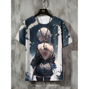 Camiseta de Anime para hombre, camiseta de calle a la moda de | Ropa de hombre · Omeda.es