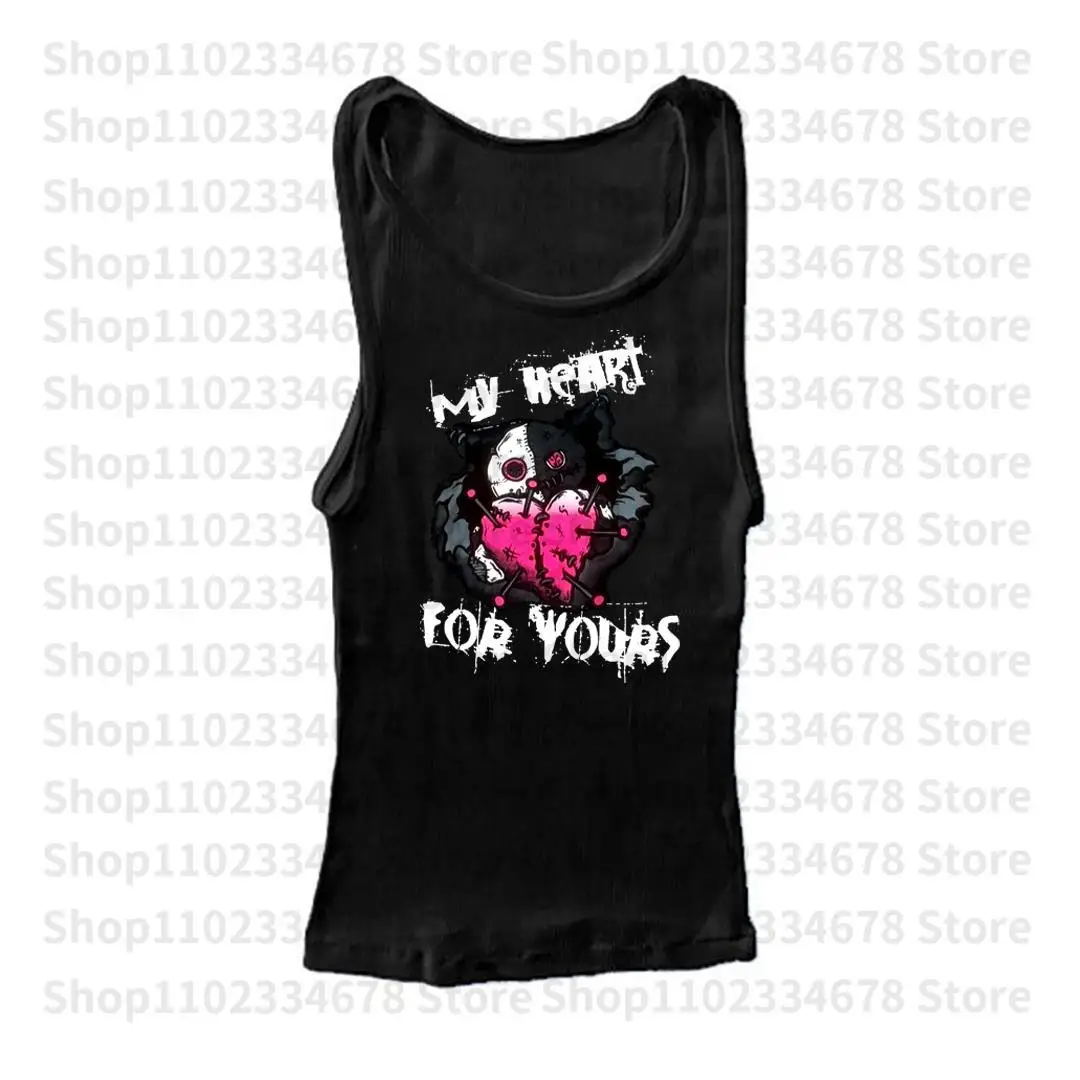 Camiseta corta con estampado gráfico ajustado para mujer, ropa de | Ropa de mujer · Omeda.es - Imagen 4