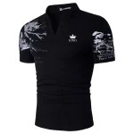 Camiseta deportiva ajustada para hombre, camisa con cuello levantado, | Ropa de hombre · Omeda.es