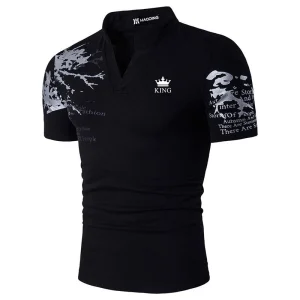Camiseta deportiva ajustada para hombre, camisa con cuello levantado, | Ropa de hombre · Omeda.es