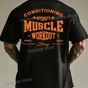 Camiseta deportiva de entrenamiento muscular para gimnasio para | Ropa de hombre · Omeda.es