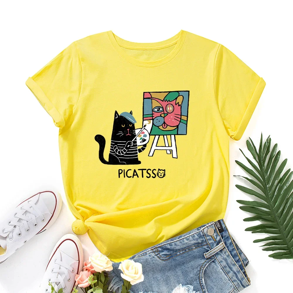 Camiseta de manga corta de gran tamaño para mujer, Camiseta estampada | Ropa de mujer · Omeda.es - Imagen 3