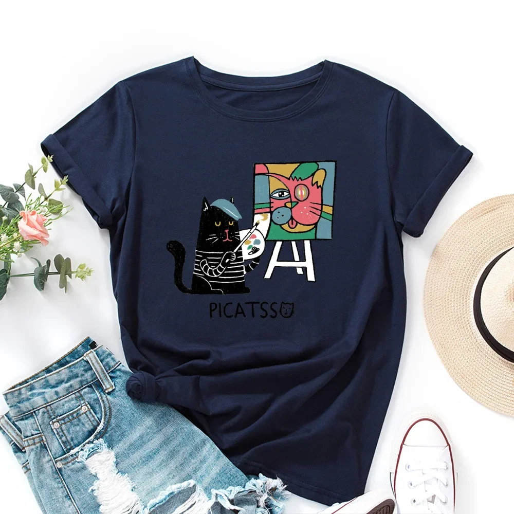 Camiseta de manga corta de gran tamaño para mujer, Camiseta estampada | Ropa de mujer · Omeda.es - Imagen 7
