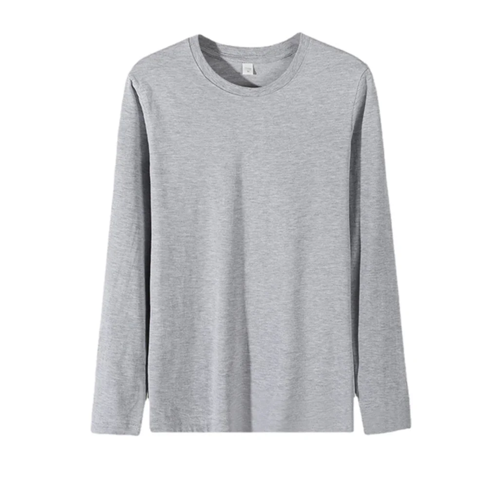 Camiseta de manga larga para hombre, Camiseta de algodón de Color | Ropa de hombre · Omeda.es