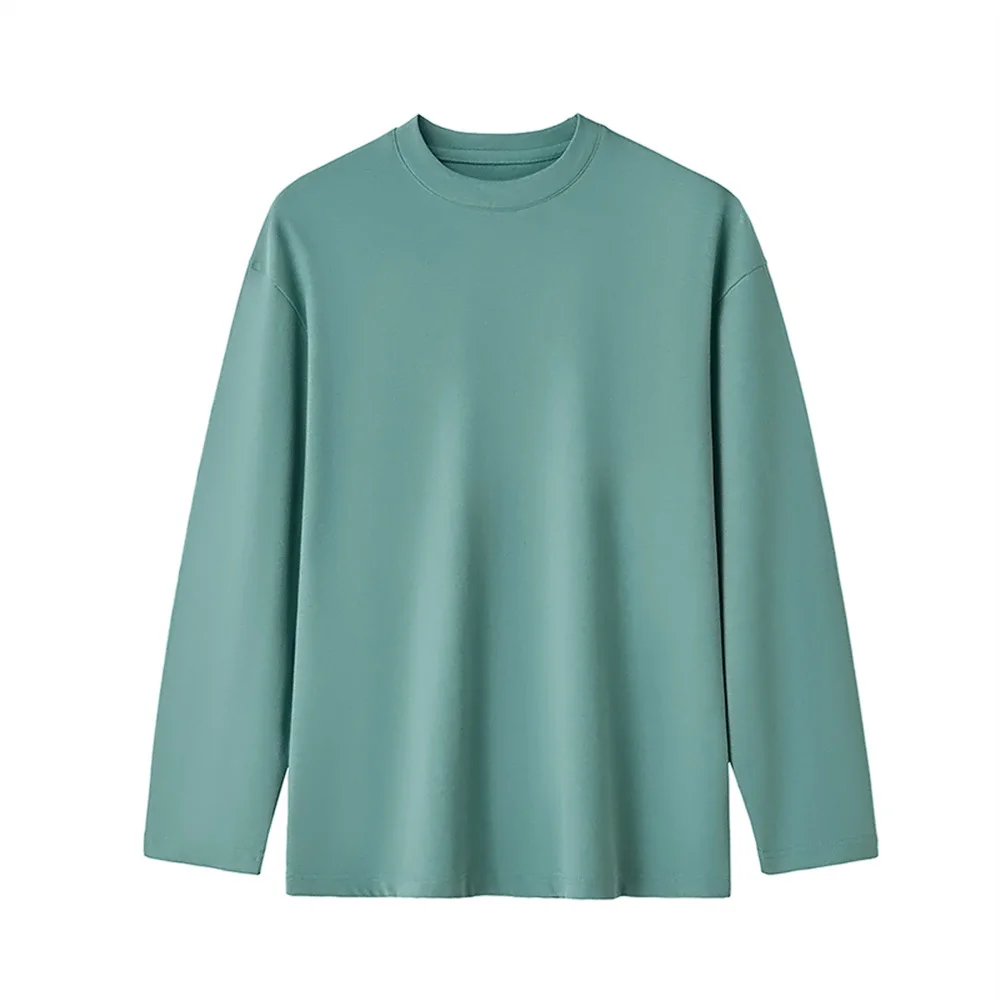 Camiseta de manga larga para hombre, Camiseta de algodón de Color | Ropa de hombre · Omeda.es - Imagen 8