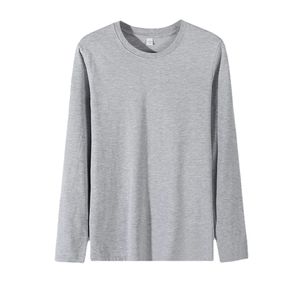 Camiseta de manga larga para hombre, Camiseta de algodón de Color | Ropa de hombre · Omeda.es - Imagen 9