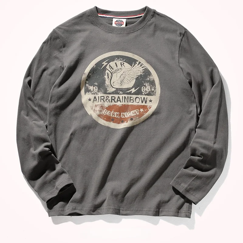 Camiseta de manga larga para hombre, Tops de moda desgastados y | Ropa de hombre · Omeda.es - Imagen 4