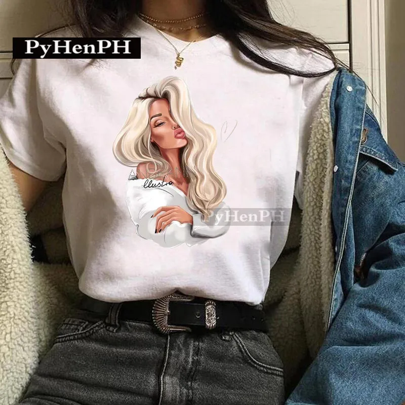 Camiseta de moda para chica, una elegante camiseta estampada de | Ropa de hombre · Omeda.es - Imagen 11