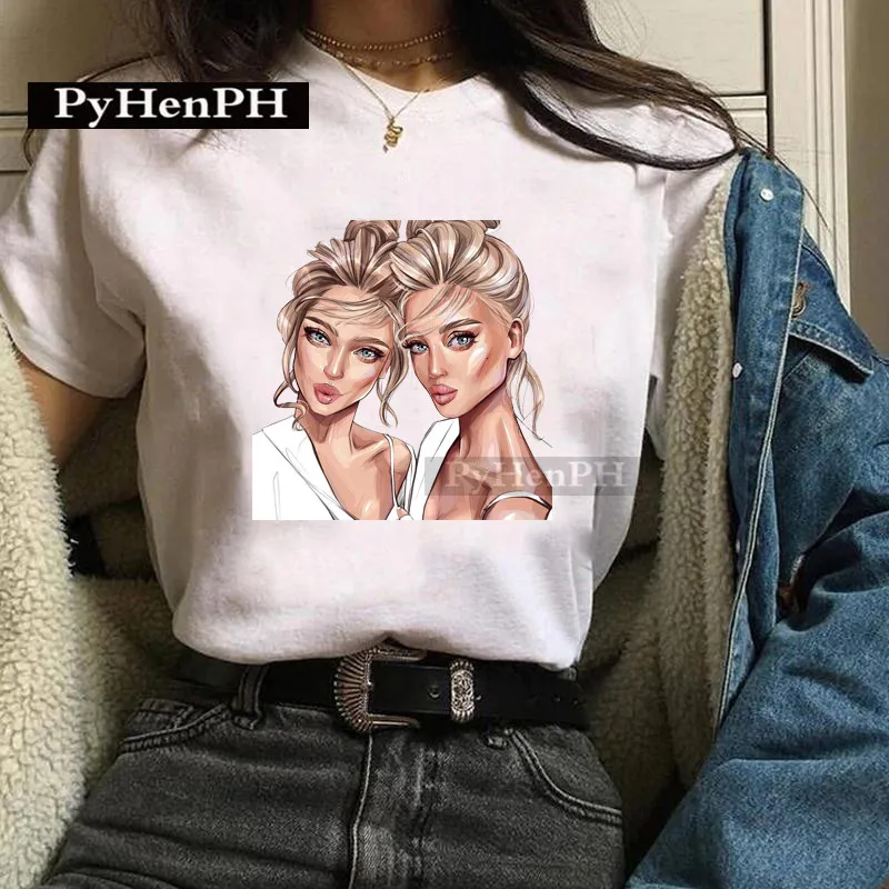 Camiseta de moda para chica, una elegante camiseta estampada de | Ropa de hombre · Omeda.es - Imagen 15