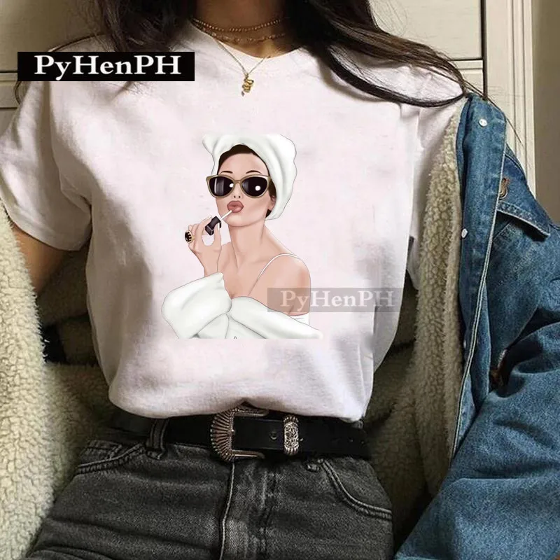 Camiseta de moda para chica, una elegante camiseta estampada de | Ropa de hombre · Omeda.es - Imagen 19