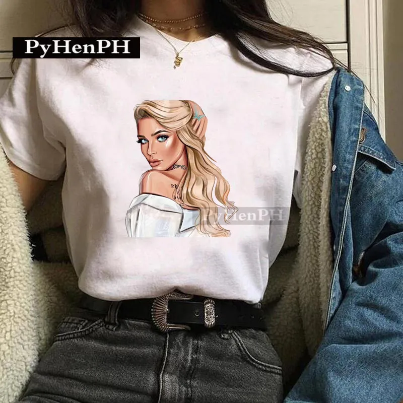 Camiseta de moda para chica, una elegante camiseta estampada de | Ropa de hombre · Omeda.es - Imagen 9