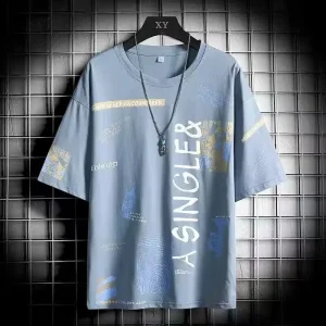 Camiseta de moda para hombre, camisa de cuello redondo, ropa de | Ropa de hombre · Omeda.es