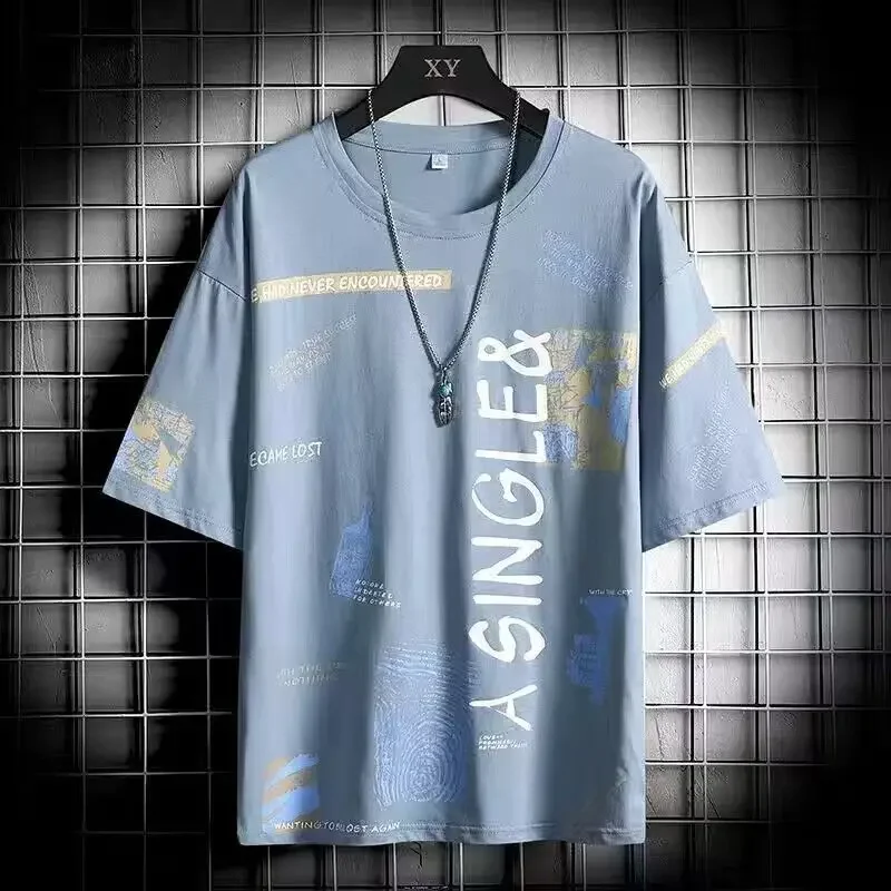 Camiseta de moda para hombre, camisa de cuello redondo, ropa de | Ropa de hombre · Omeda.es