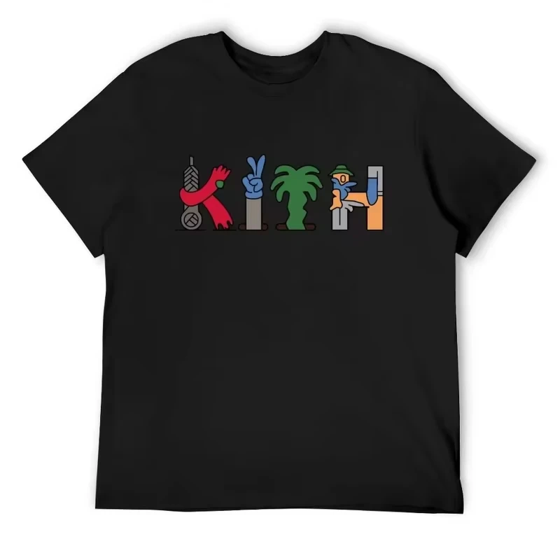 Camiseta de moda Sumemr para hombre, camiseta Popular Kith Grafitti, | Ropa de hombre · Omeda.es