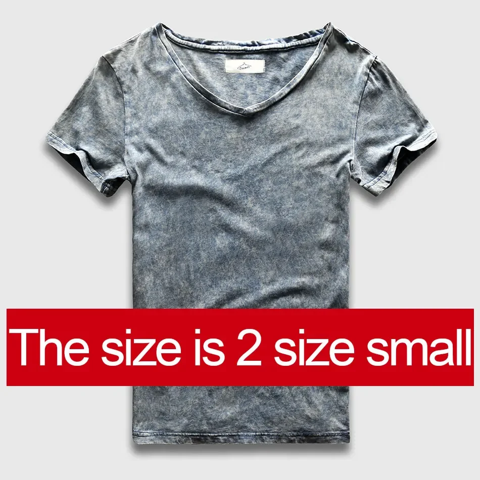 Camiseta de moda urbana para hombre, Camisa ajustada con cuello en V, | Ropa de hombre · Omeda.es - Imagen 19