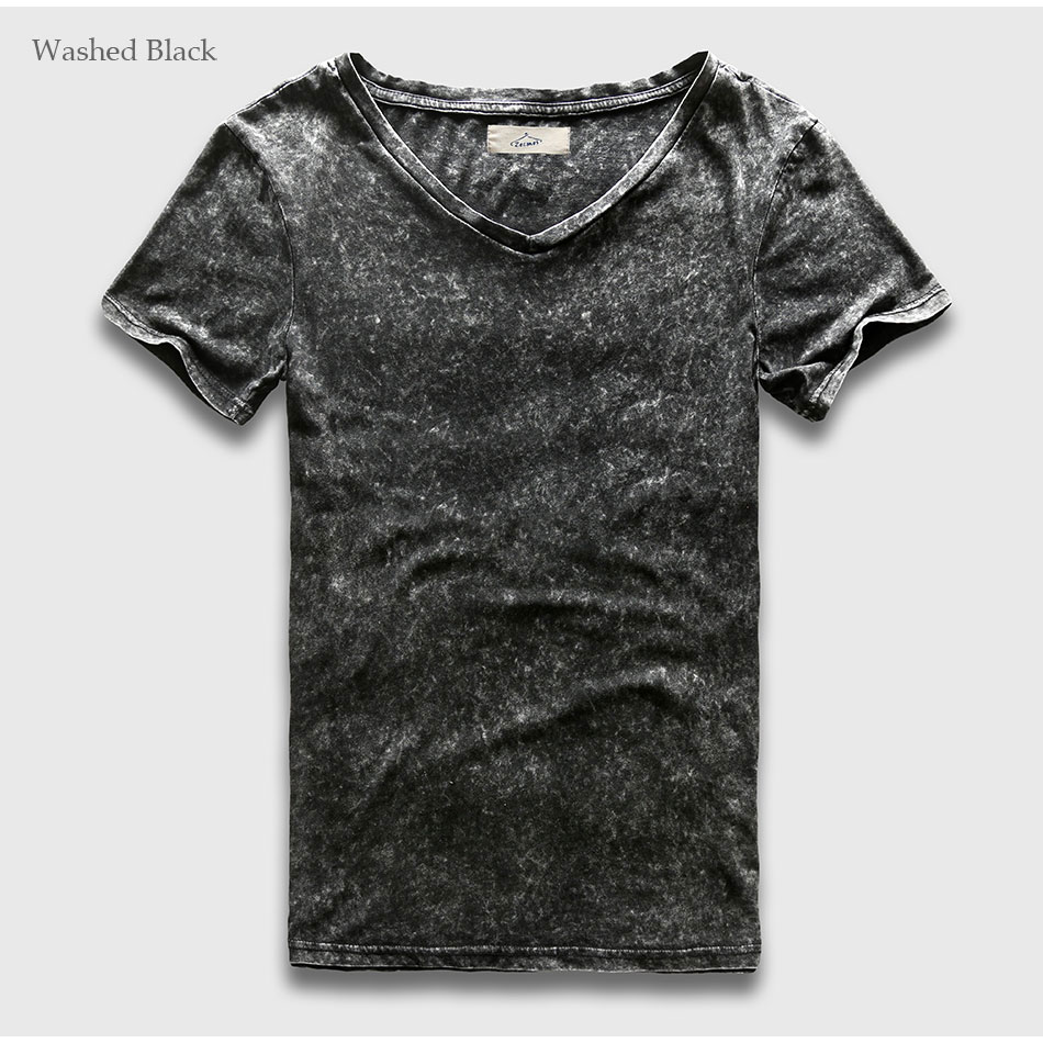 Camiseta de moda urbana para hombre, Camisa ajustada con cuello en V, | Ropa de hombre · Omeda.es - Imagen 8