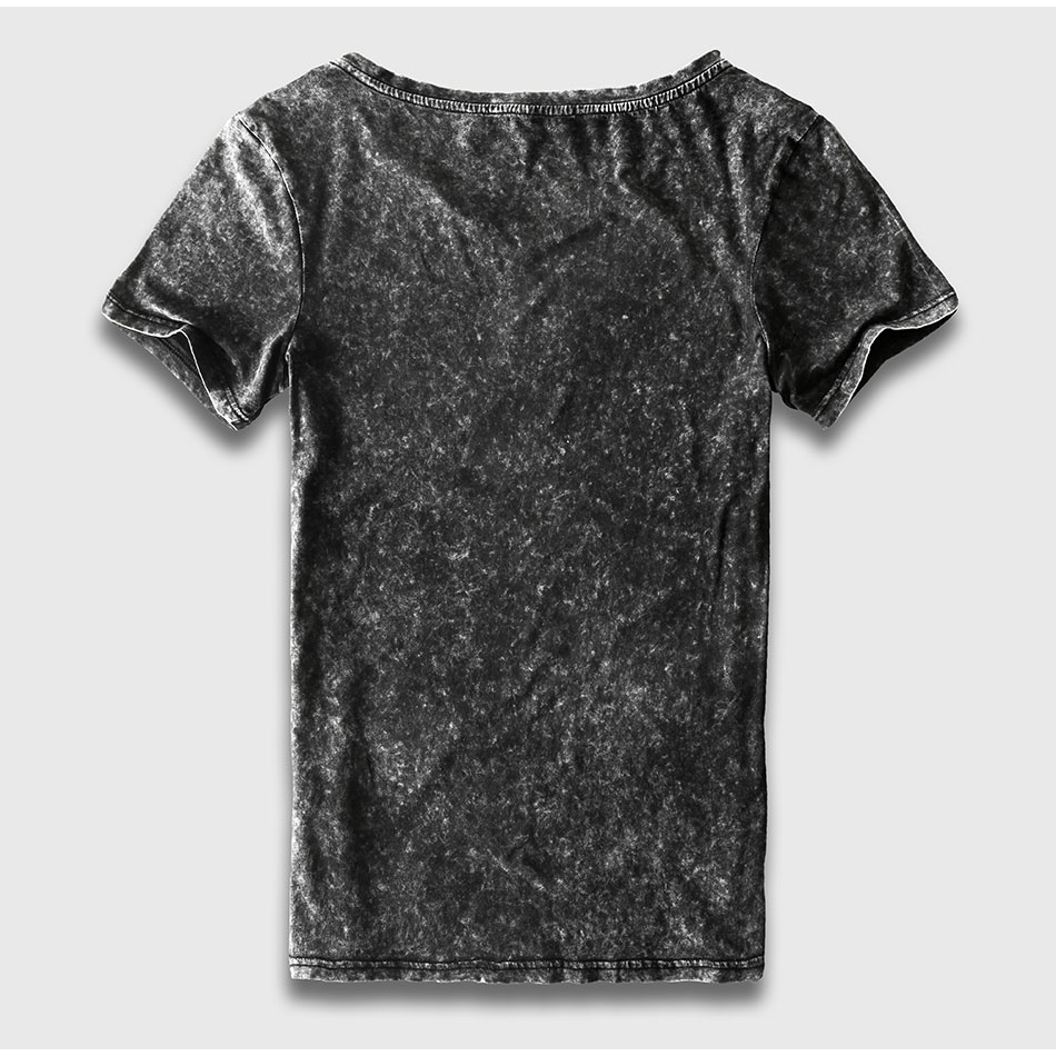 Camiseta de moda urbana para hombre, Camisa ajustada con cuello en V, | Ropa de hombre · Omeda.es - Imagen 9