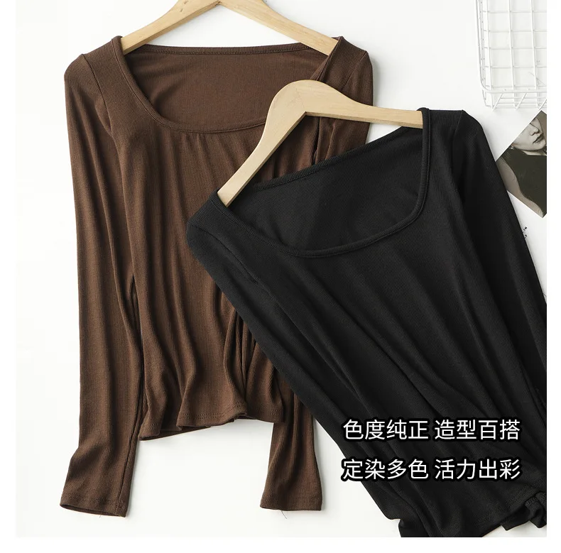 Camiseta de mujer 2025 Modal otoño camisa de fondo negro primavera | Ropa de mujer · Omeda.es - Imagen 6