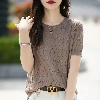 Camiseta de mujer, suéter de algodón 100% de verano, camiseta de | Ropa de mujer · Omeda.es - Imagen 23