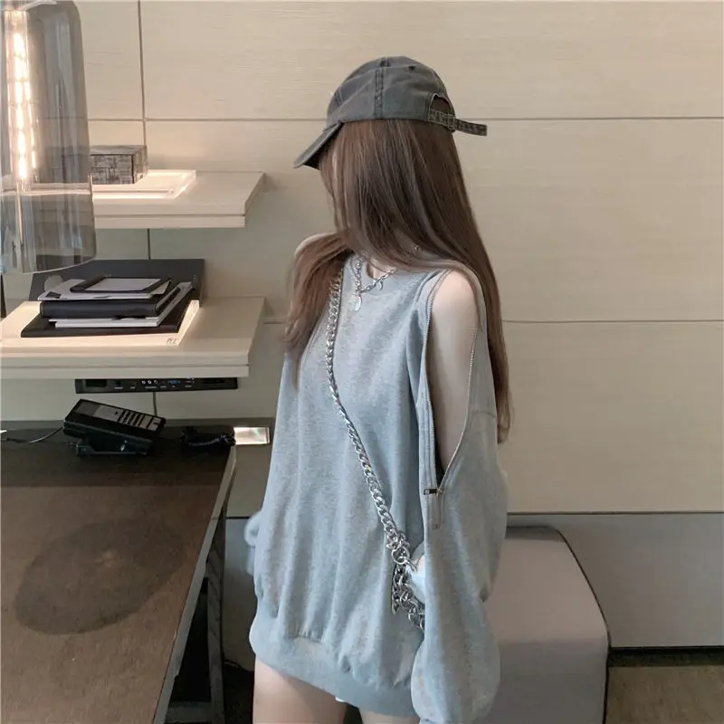 Camiseta de mujer, Top liso negro para mujer, camiseta holgada con | Ropa de mujer · Omeda.es - Imagen 15