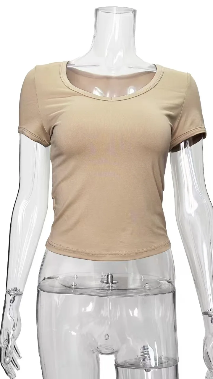 Camiseta para mujer, Top De verano ajustado a la moda, camiseta De | Ropa de mujer · Omeda.es - Imagen 4