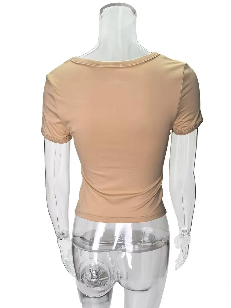 Camiseta para mujer, Top De verano ajustado a la moda, camiseta De | Ropa de mujer · Omeda.es - Imagen 5