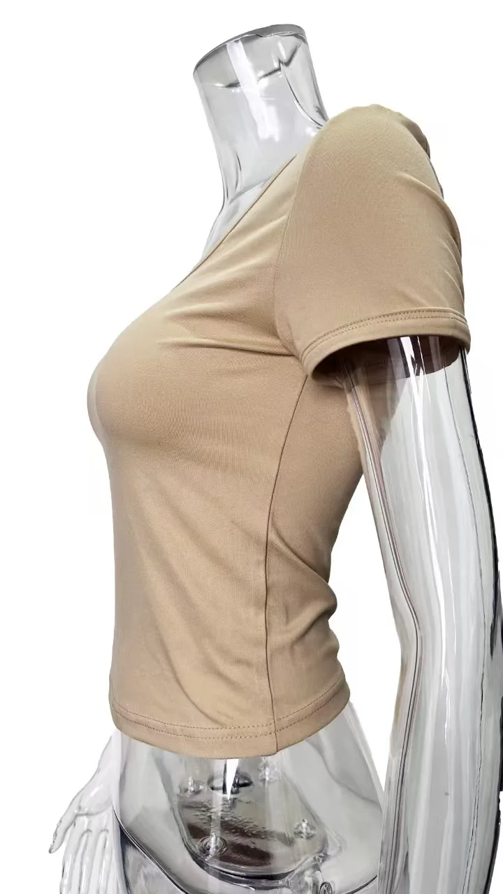 Camiseta para mujer, Top De verano ajustado a la moda, camiseta De | Ropa de mujer · Omeda.es - Imagen 6