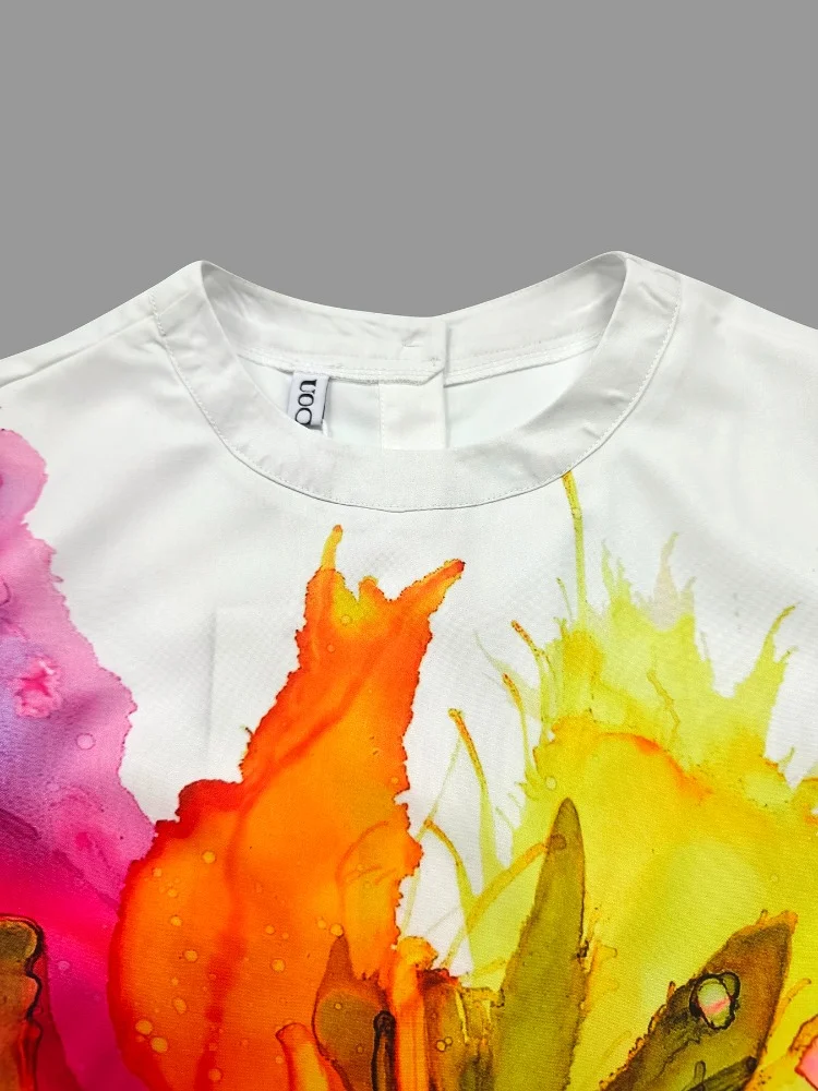 Camiseta para mujer, Tops sencillos e informales de verano con cuello | Ropa de mujer · Omeda.es - Imagen 7