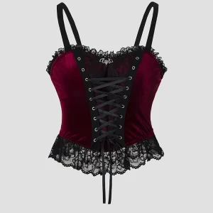 Camiseta Retro elegante Y2K para mujer, Top de encaje de estilo | Ropa de mujer · Omeda.es