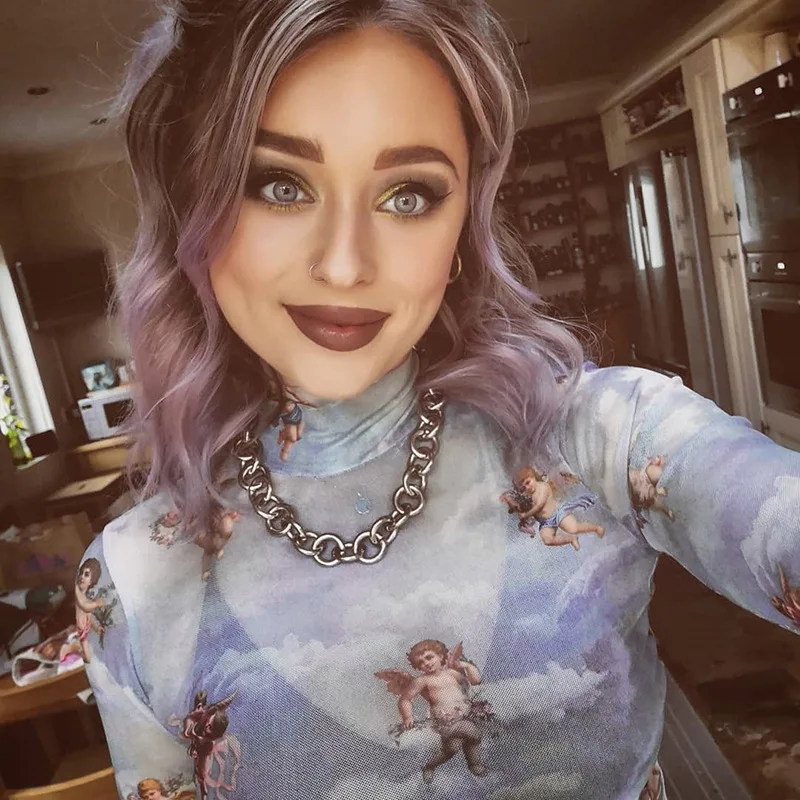 Camiseta Sexy transparente para mujer, Tops de malla transparente, | Ropa de mujer · Omeda.es - Imagen 11