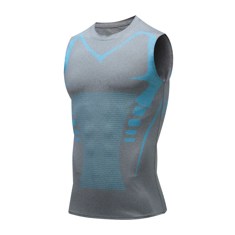 Camiseta sin mangas de compresión para hombre, camiseta de gimnasio | Ropa de hombre · Omeda.es - Imagen 7